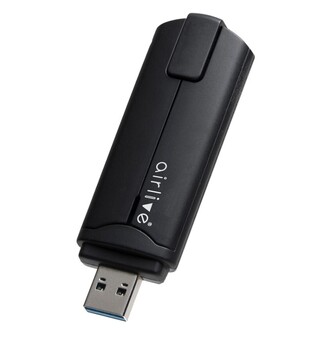 AIRLIVE ασύρματος USB αντάπτορας USB-18AX, Wi-Fi 6 1800Mbps, dual band