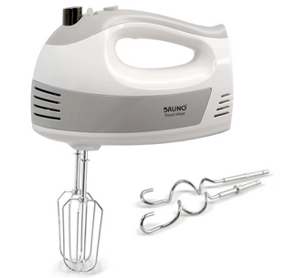 BRUNO hand mixer BRN-0110, 500W, 5 speeds & turbo, white