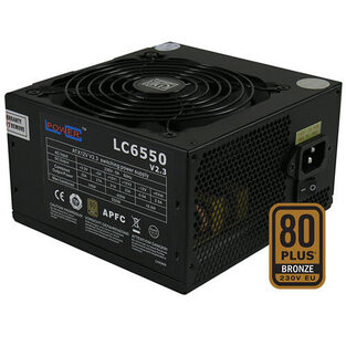 LC POWER PSU LC6550 V2,3 80 PLUS BRONZE BLACK 120MM FAN 550W  LC655080