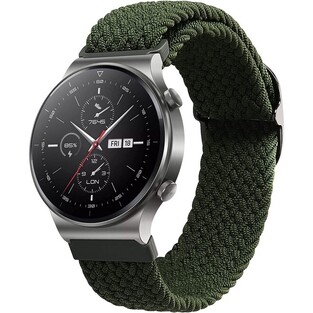 KW Nylon Strap (22mm) Huawei Watch GT2 Pro / GT2 46mm / GT 2e - Dark Green