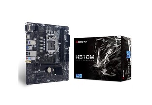 BIOSTAR motherboard H510MX/E 2.0, 2x DDR4, s1200, USB 3.2, uATX, GbE, Ver. 6.2