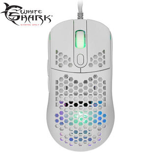 WHITE SHARK MOUSE GM-5007 GALAHAD 6400dpi WHITE  GM-5007W