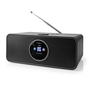 Internet και FM ραδιόφωνο με λειτουργία Bluetooth, 42W  NEDIS RDIN4000BK