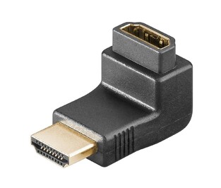 GOOBAY HDMI adapter female to male 68782, 90°, 4K, black