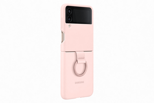 Samsung Silicone/Ring Cover Galaxy Z Flip4 Pink