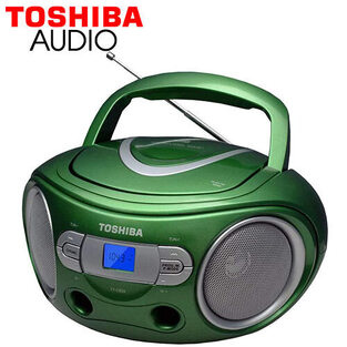 TOSHIBA AUDIO PORTABLE CD BOOMBOX GREEN  TY-CRS9-G