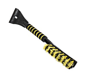 TOM PAR brush with ice scraper NT-50, 50cm, yellow-black