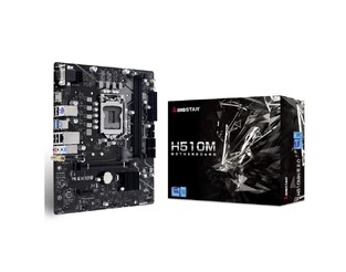 BIOSTAR motherboard H510MHE, 2x DDR4, s1200, USB 3.2, mATX