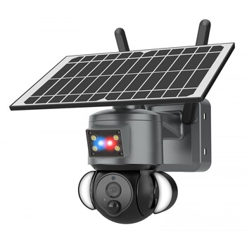 SECTEC smart solar camera ST-S528M-4G-3MASR with projectors, 3MP, 4G, PTZ