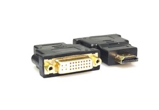 POWERTECH αντάπτορας HDMI σε DVI-I CAB-H057, Dual Link, μαύρος