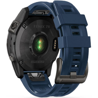 Tech-Protect Silicone Strap Iconband Garmin Fenix 5/6/6 Pro/7 - Navy Blue