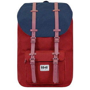 8848 TRAVEL BACKPACK 15,6" UNISEX WATERPROOF BURGUNDY BLUE