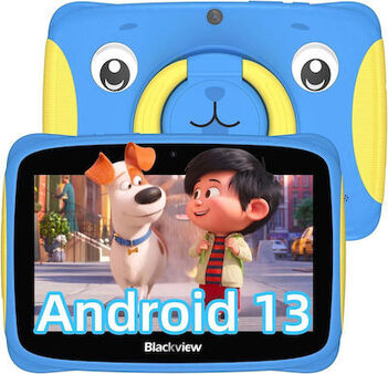 BLACKVIEW KID QUADCORE TABLET 7′ (2GB+32GB) ANDROID 13 BLUE