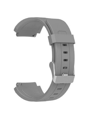 Silicone strap BAND-011-GR, 20mm, gray