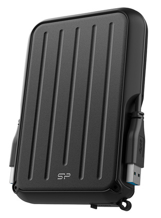 SILICON POWER εξωτερικός HDD Armor A66, 4TB, USB 3.2, μαύρος