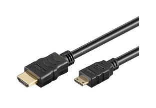 GOOBAY καλώδιο HDMI σε HDMI Mini με Ethernet 31933, 4K 3D, 30AWG, 3m