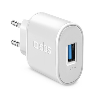 SBS TRAVEL CHARGER 10W 2.1A white