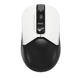 A4TECH Fstyler FG12 Wireless Mouse, 1200DPI, 3 Buttons, White-Black