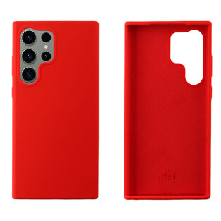 IDOL 1991 ΘΗΚΗ SAMSUNG S23 ULTRA 5G S918 6.8" VELVET ELITE TPU 4 SIDE CAMERA GUARD RED