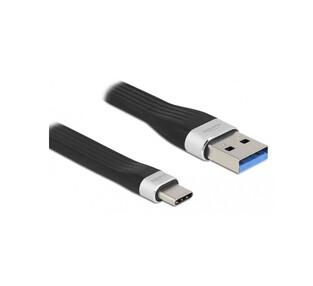 DELOCK cable USB 3.2 Gen 1 to USB-C 85771, 5Gbps, 3A, FPC, 13.5cm