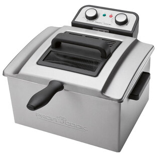 PROFI COOK PC-FR 1038 Stainless steel double fryer 5L, 3000W.