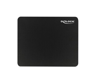 DELOCK mouse pad 12005, 22x18x0.2cm, black