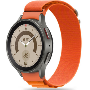 Tech-Protect Nylon Pro Strap - Samsung Galaxy Watch 5 / 5 Pro / Watch 4 (46/45/44/42/40mm) - Orange