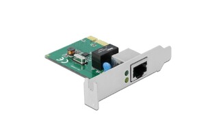 DELOCK κάρτα επέκτασης PCI Express σε RJ45 90381, 1000Mbps, low profile