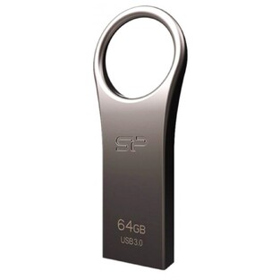 SILICON POWER USB Flash Drive Jewel 80, 64GB, USB 3.1, Titanium