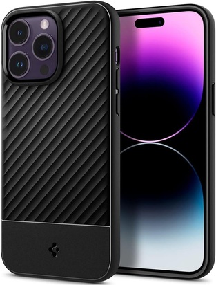 Spigen Core Armor Apple iPhone 14 Pro Case - Matte Black