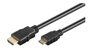 GOOBAY καλώδιο HDMI σε HDMI Mini με Ethernet 31931, 4K 3D, 30AWG, 1.5m