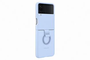 Samsung Silicone/Ring Cover Galaxy Z Flip4 Arctic Blue