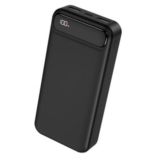 XO PR136 POWERBANK 20000 mAh, ΜΕ ΟΘΟΝΗ, ΜΑΥΡΟ