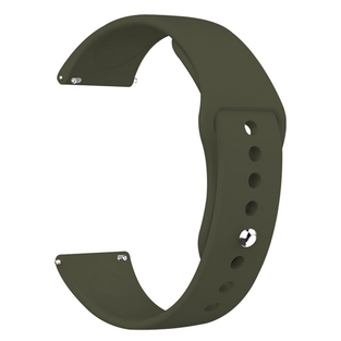 Vivid Universal Watch Strap Silicone 22mm Olive Green