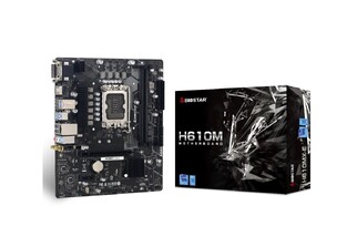 BIOSTAR motherboard H610MX-E, 2x DDR4, s1700, USB 3.2, uATX, GbE, Ver. 6.0