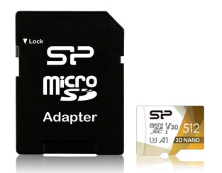 SILICON POWER κάρτα μνήμης Superior Pro microSDXC UHS-I, 512GB, Class 30