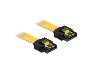 DELOCK SATA cable 82473, 3Gb/s, 30cm, yellow