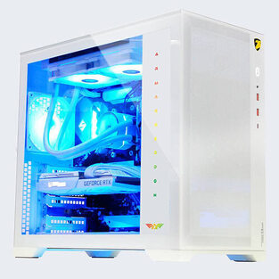 ARMAGGEDDON GAMING PC CASE FULL ATX TESSARAXX CORE 13 AIR WHITE