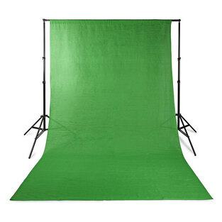 NEDIS BDRP33GN Fabric photography background 2.95 x 2.95m, in green color.