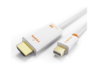 CABLETIME cable Mini DisplayPort to HDMI AV588, 4K/60Hz, 1.8m, white