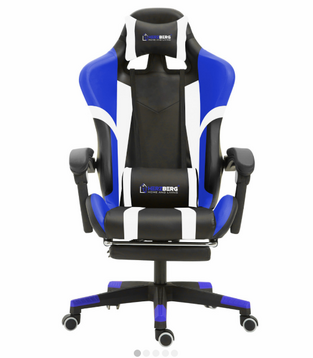 Herzberg Gaming Chair Blue (8083BLUE)