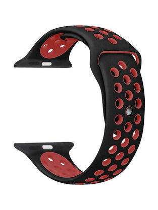 ROCKROSE Starry Night silicone band for Apple Watch 42/44mm, black/Red