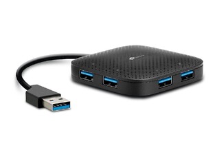 TP-LINK USB hub UH400 USB 3.0, 4x USB 3.0, μαύρο, Ver: 3.0