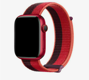 Dux Ducis Nylon Sport Bracelet Apple Watch (38/ 40/ 41mm) Cherry Red