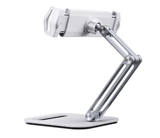 Metal tablet stand CT-PS03-AS, 4-13", adjustable angle, white