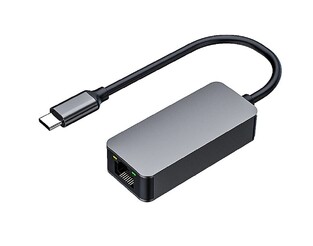 POWERTECH αντάπτορας USB-C σε RJ45 PTH-080, 10M/100M/1000M/2.5G, γκρι