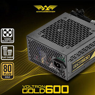 ARMAGGEDDON PSU VOLTRON GOLD 80+ RATING 600W VG600