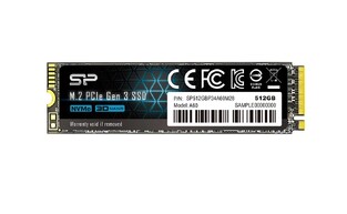 SILICON POWER SSD PCIe Gen3x4 P34A60 M.2 2280, 512GB, 2.200-1.600MB/s