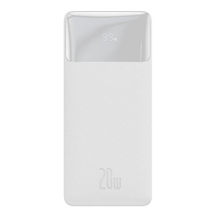 Baseus Powerbank 10000mAh 2xUSB/Type-C/Micro USB 20W Bipow White