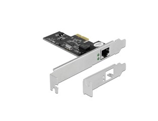 DELOCK κάρτα επέκτασης PCIe σε RJ45 89598, 2.5 Gbps, low profile